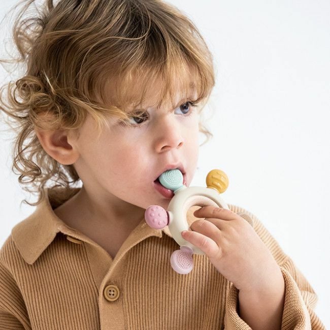 Saro Mordedor Sensorial em Silicone e Madeira 1720