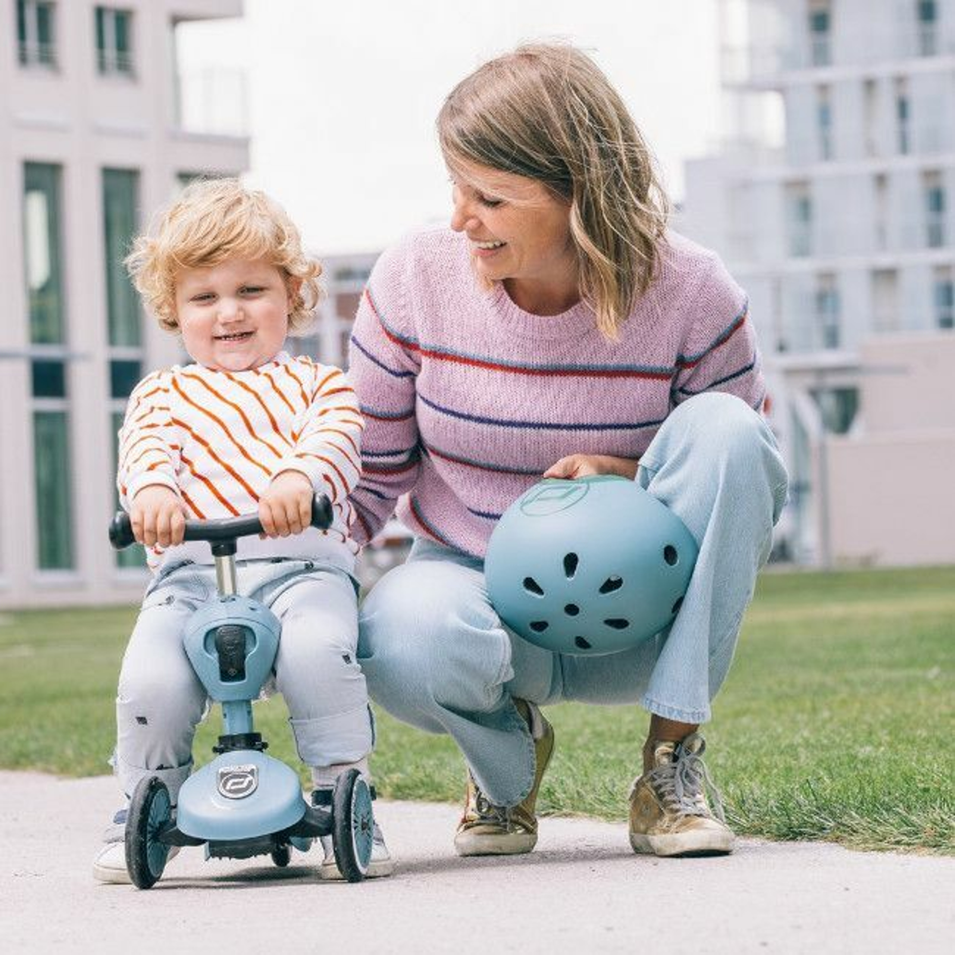 Scoot and Ride Capacete XXS-S Steel 3628