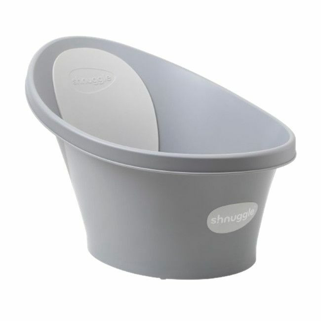 Shnuggle Banheira Ergonómica Pebble Grey + Suporte Dobrável