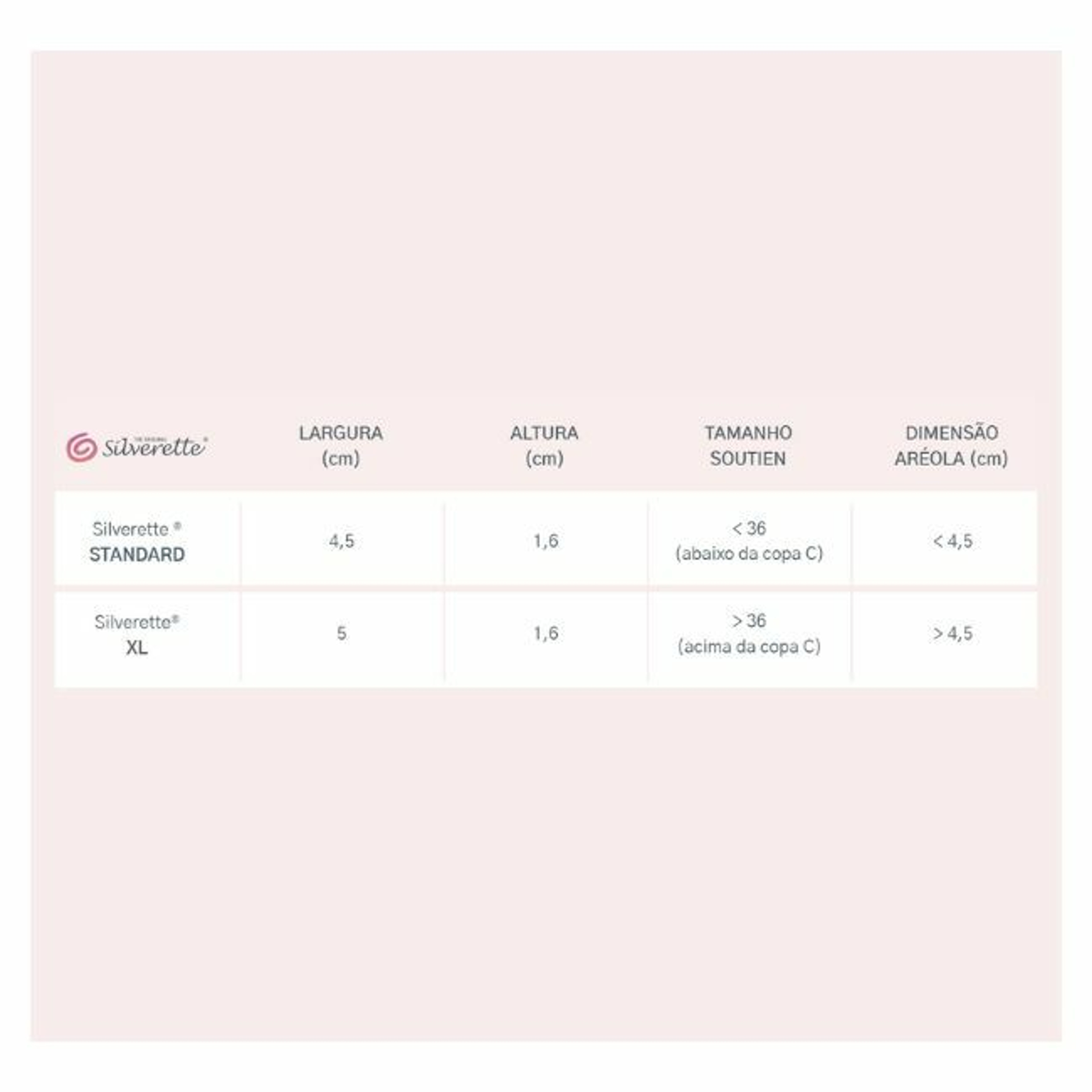 Silverette Proteção para Mamilos de Prata XL + Anel O-Feel