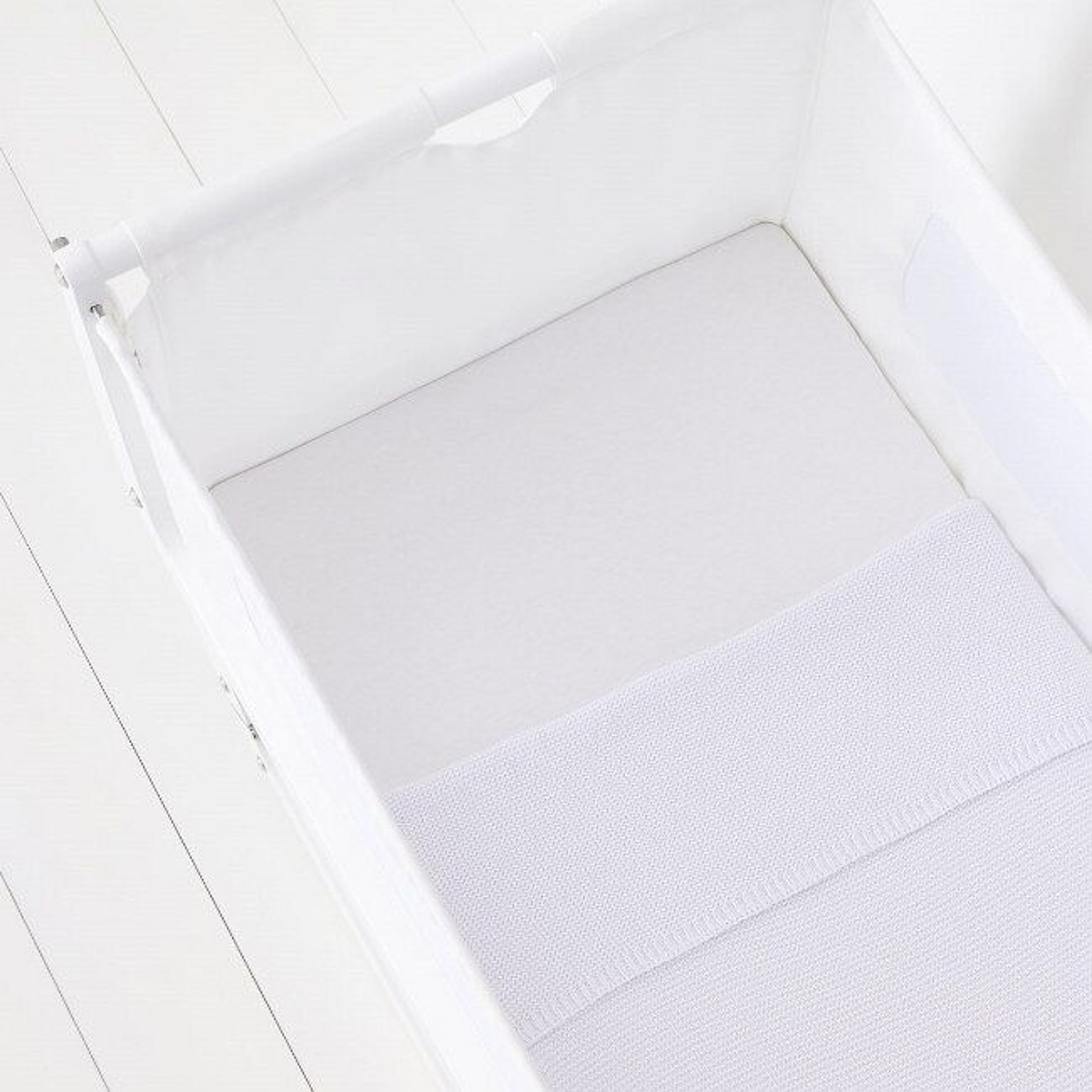 Snüz 2 Lençóis Ajustáveis + Manta Berço Branco BD028AL