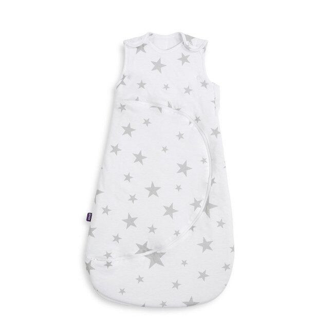 Snüz SnüzPouch Sleeping Bag Grey Stars 6-18 1.0 TOG SW007CB