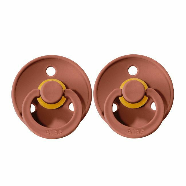 BIBS 2 Colour Round Latex Dummies Woodchuck/Woodchuck 0-6M