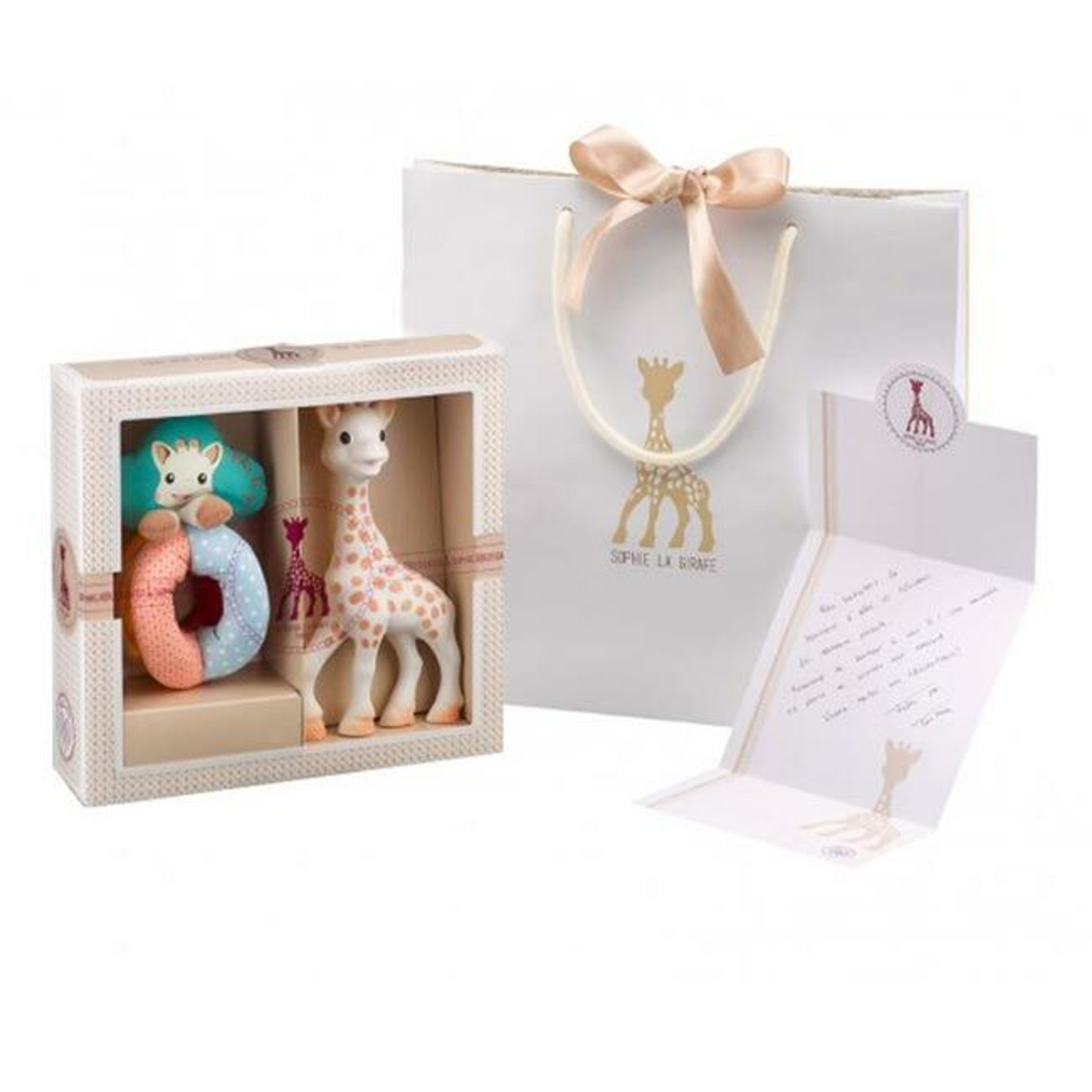 Sophie La Girafe Gift Set Giraffe + Rattle 000002