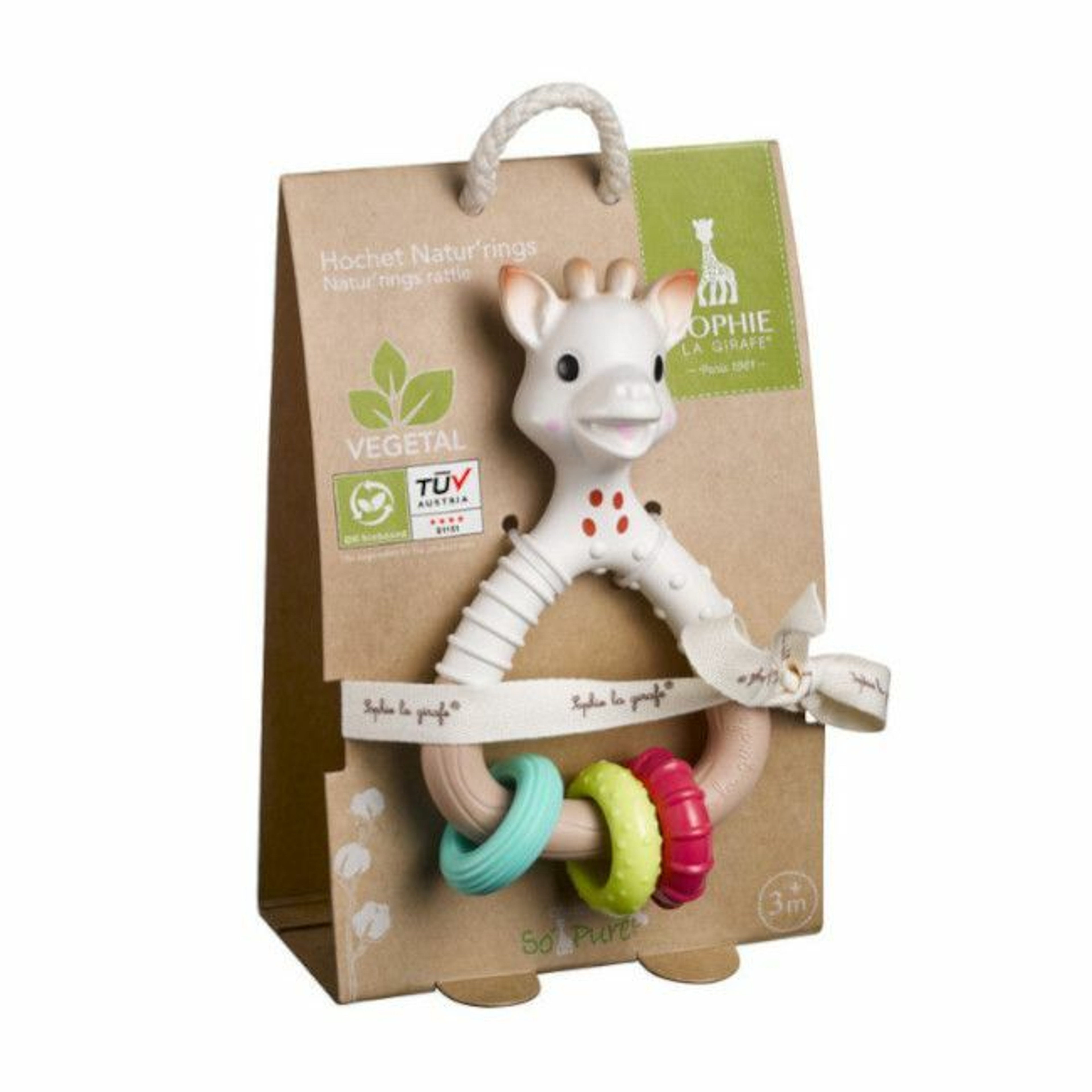 Sophie La Girafe Roca SO'PURE Natur'rings +3M 220132
