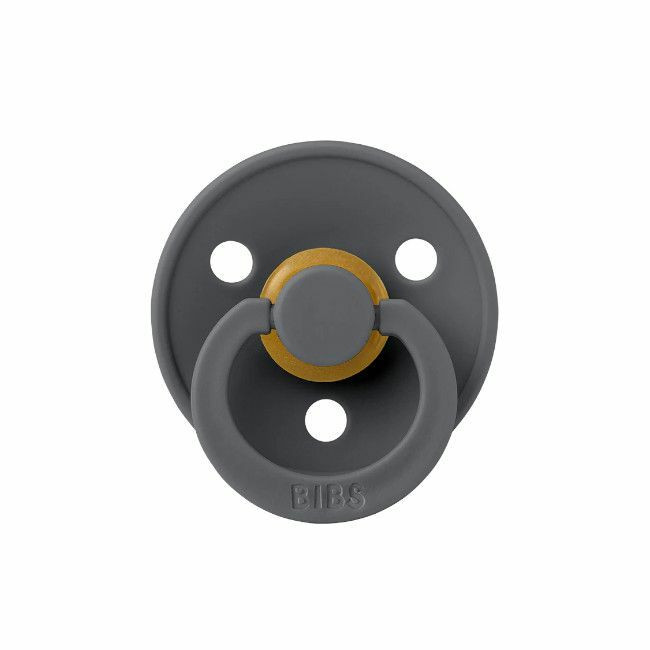 BIBS 2 Chupetas Colour Látex Simétrica Sand/Iron 0-6M