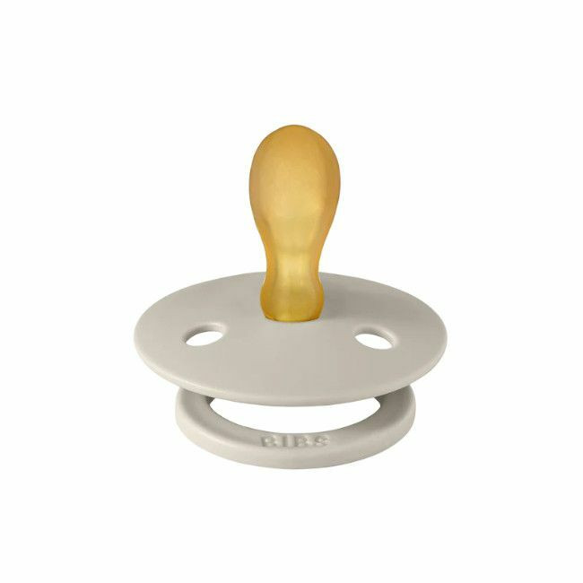 BIBS 2 Chupetas Colour Látex Simétrica Sand/Iron 0-6M