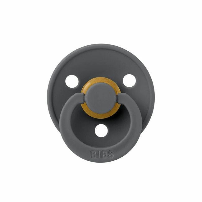 BIBS 2 Chupetas Colour Látex Simétrica Sand/Iron 0-6M