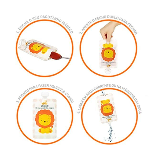 Squeez Pacote 150 ml Girafa
