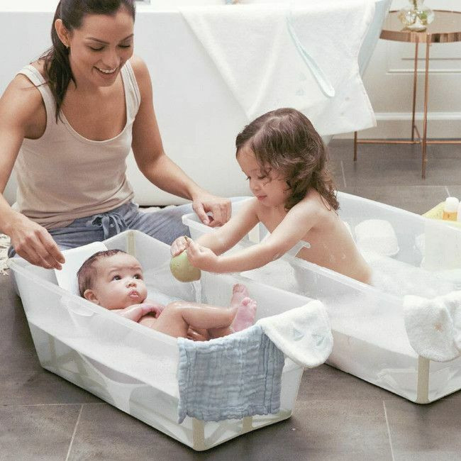 Stokke Banheira Flexi Bath XL + Suporte Recém-Nascido Sandy Beige 639612