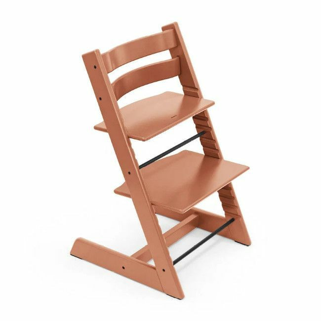 Stokke Tripp Trapp Highchair Beech Wood Terracotta 100140