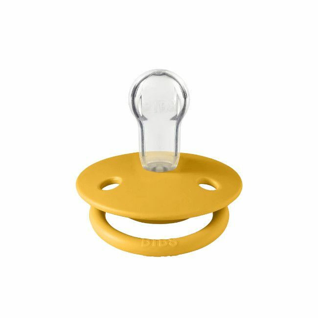 BIBS 2 Chupetas De Lux Silicone Redonda Honey Bee/Olive 0-3 Anos