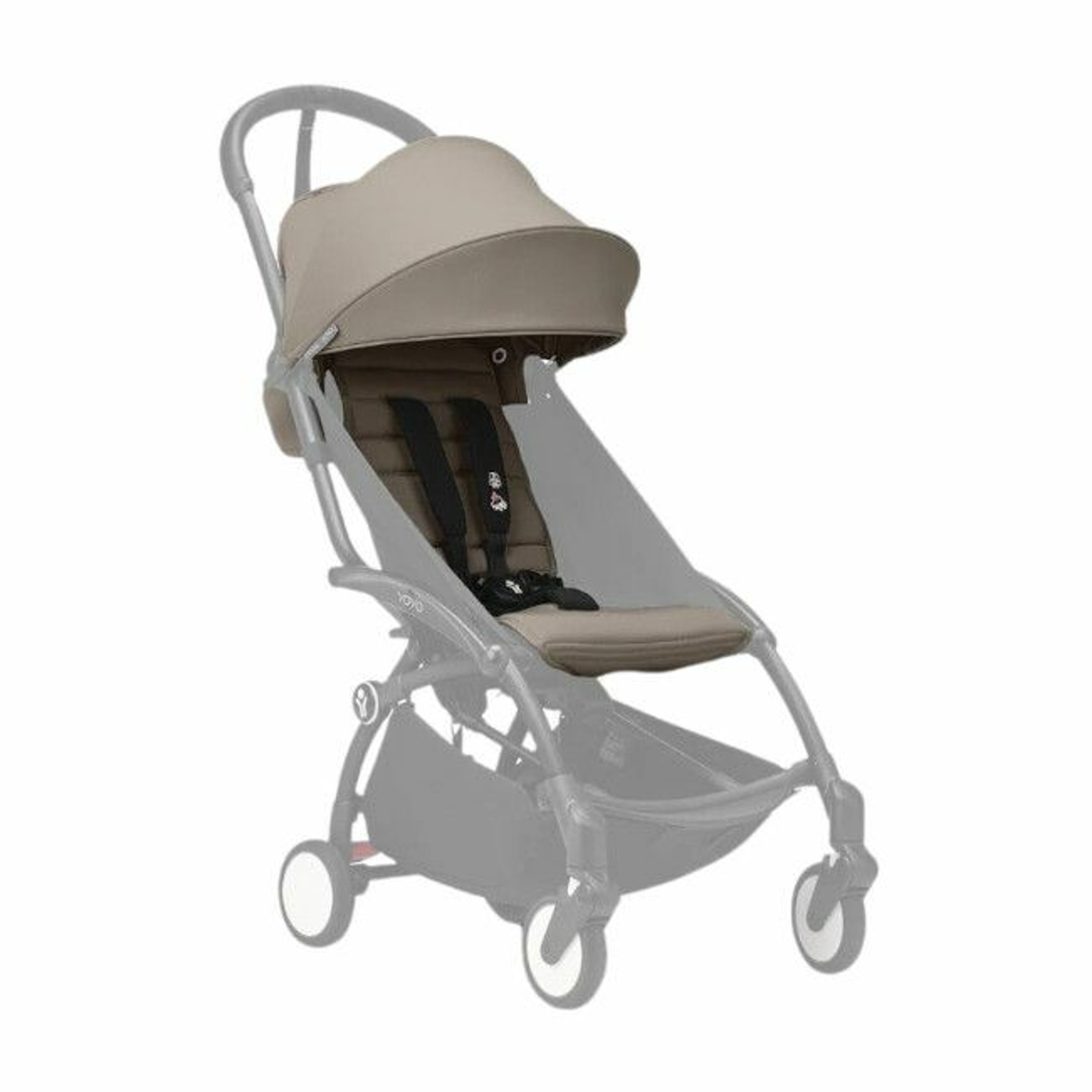 Stokke YOYO³ 6+ Textile Set Seat Pad & Canopy Taupe 646404