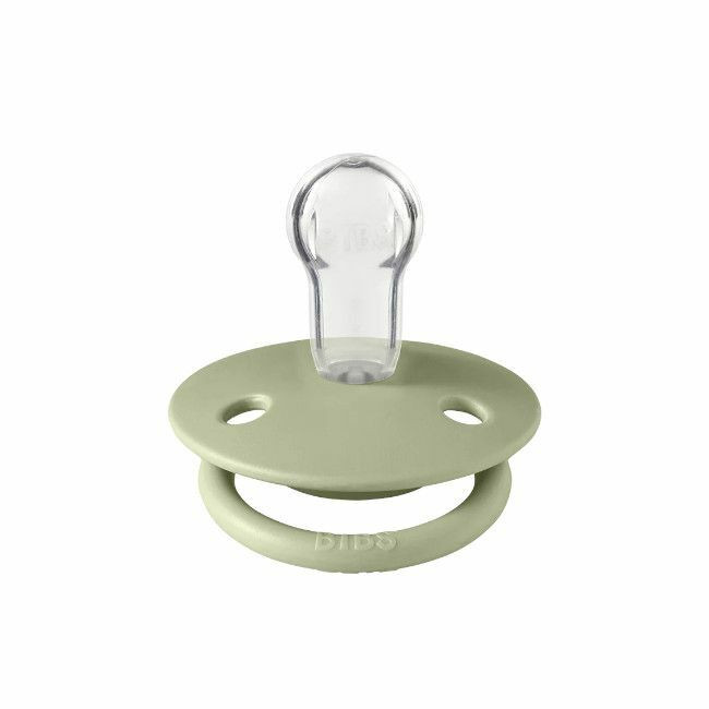 BIBS 2 Chupetas De Lux Silicone Redonda Island Sea/Sage 0-3 Anos