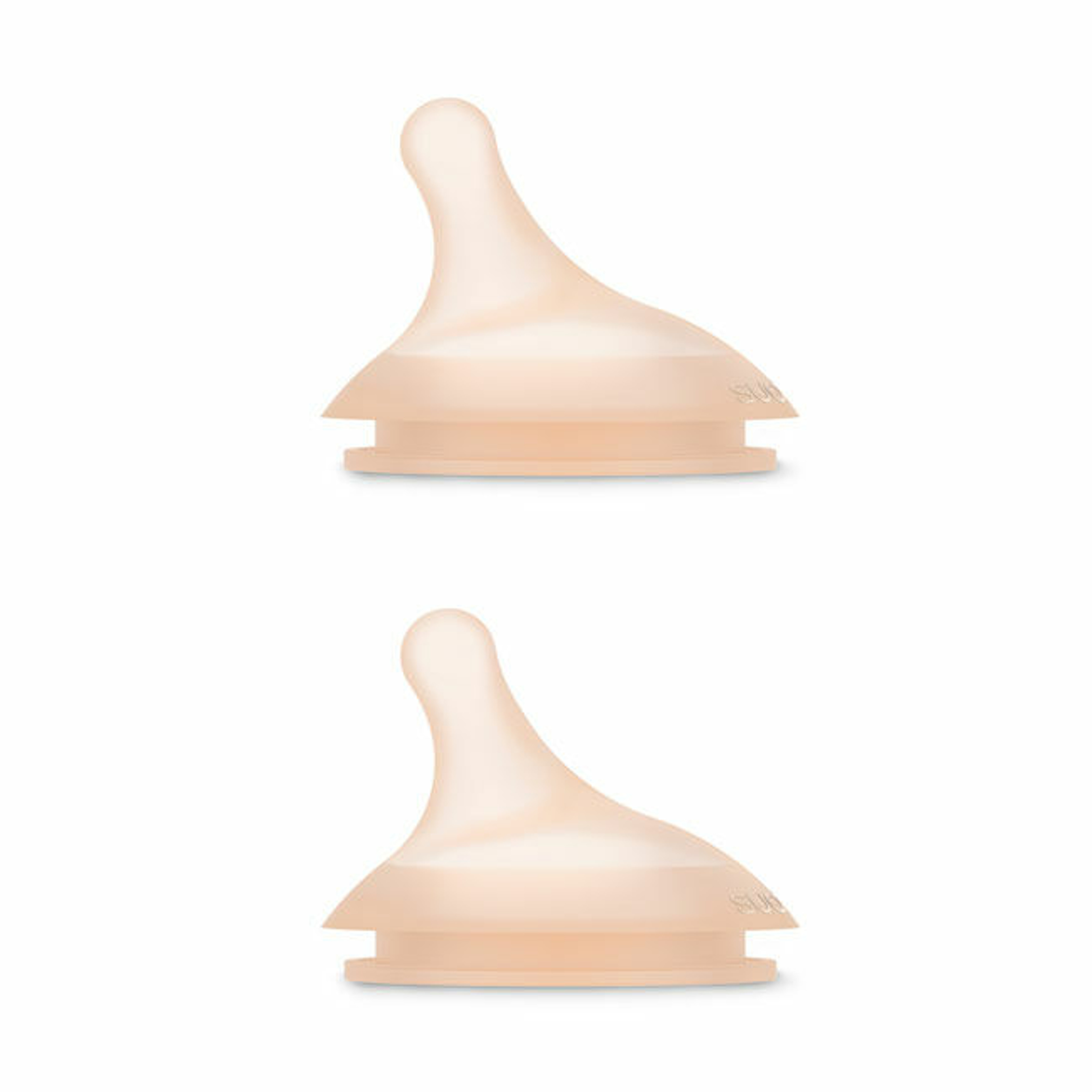 Suavinex 2 ZERØ.ZERØ Super Fine Silicone Teats Slow Flow
