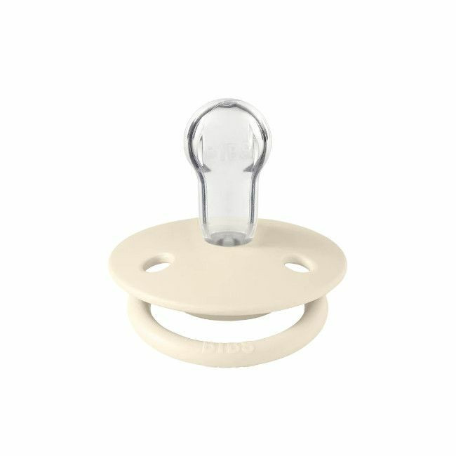 BIBS 2 Chupetas De Lux Silicone Redonda Ivory/Sage 0-3 Anos