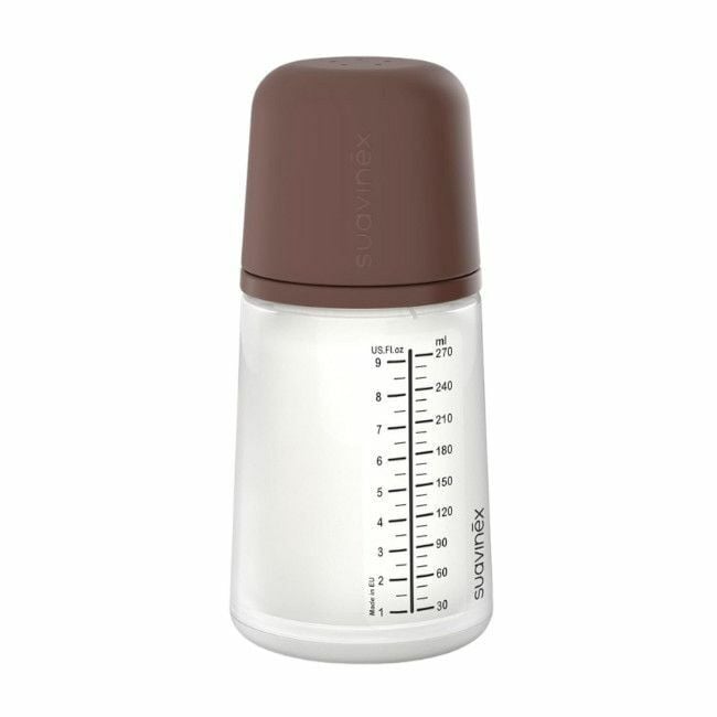 Suavinex Silicone Bottle 270ml Zero.Zero Teat Medium Flow Deep