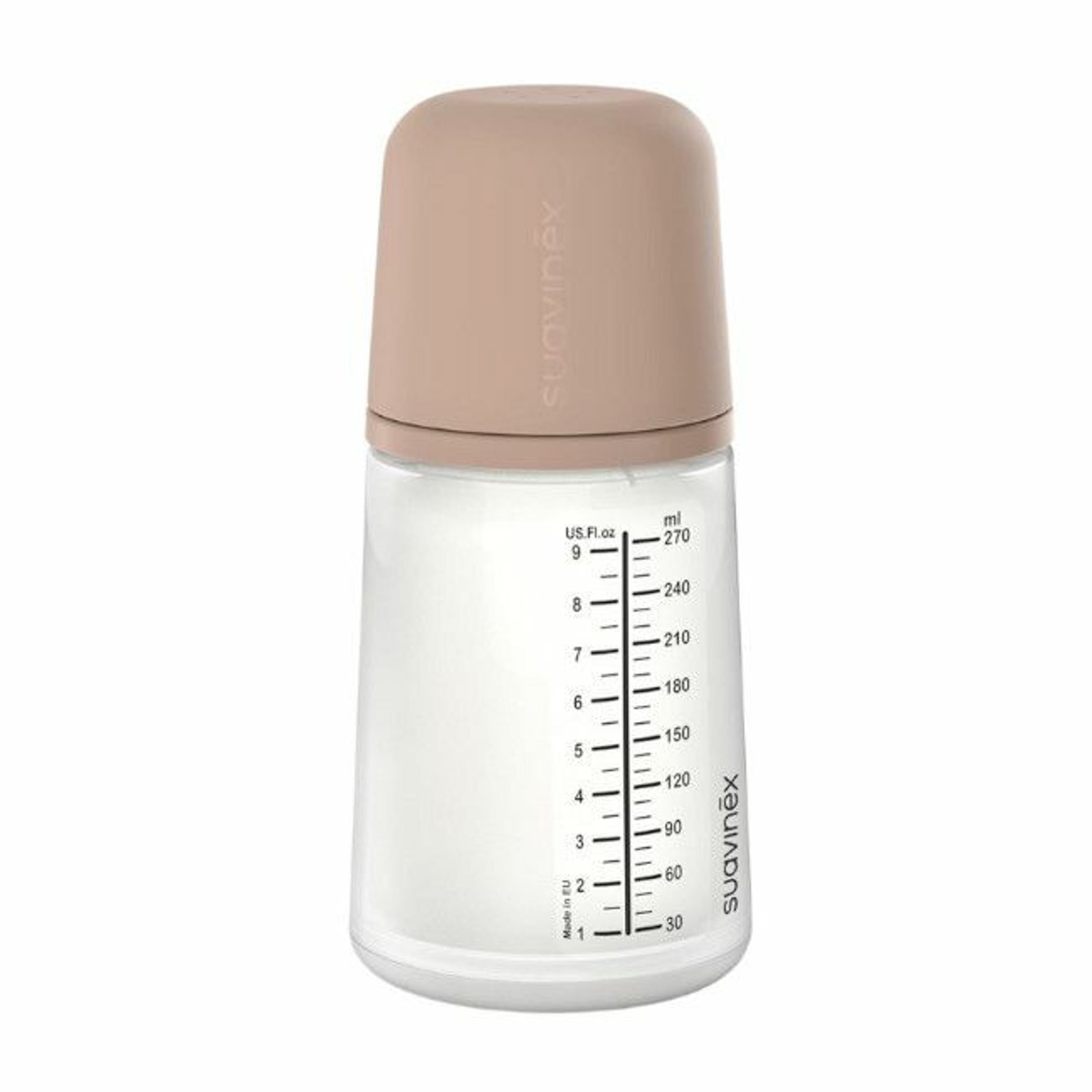Suavinex Silicone Bottle 270ml Zero.Zero Teat Medium Flow Medium