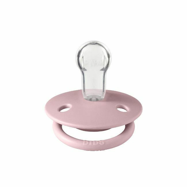 BIBS 2 Chupetas De Lux Silicone Redonda Pink Plum/Peach 0-3 Anos