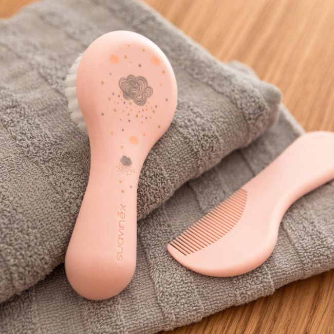 Suavinex Conjunto Pente e Escova Dreams Rosa 6674267