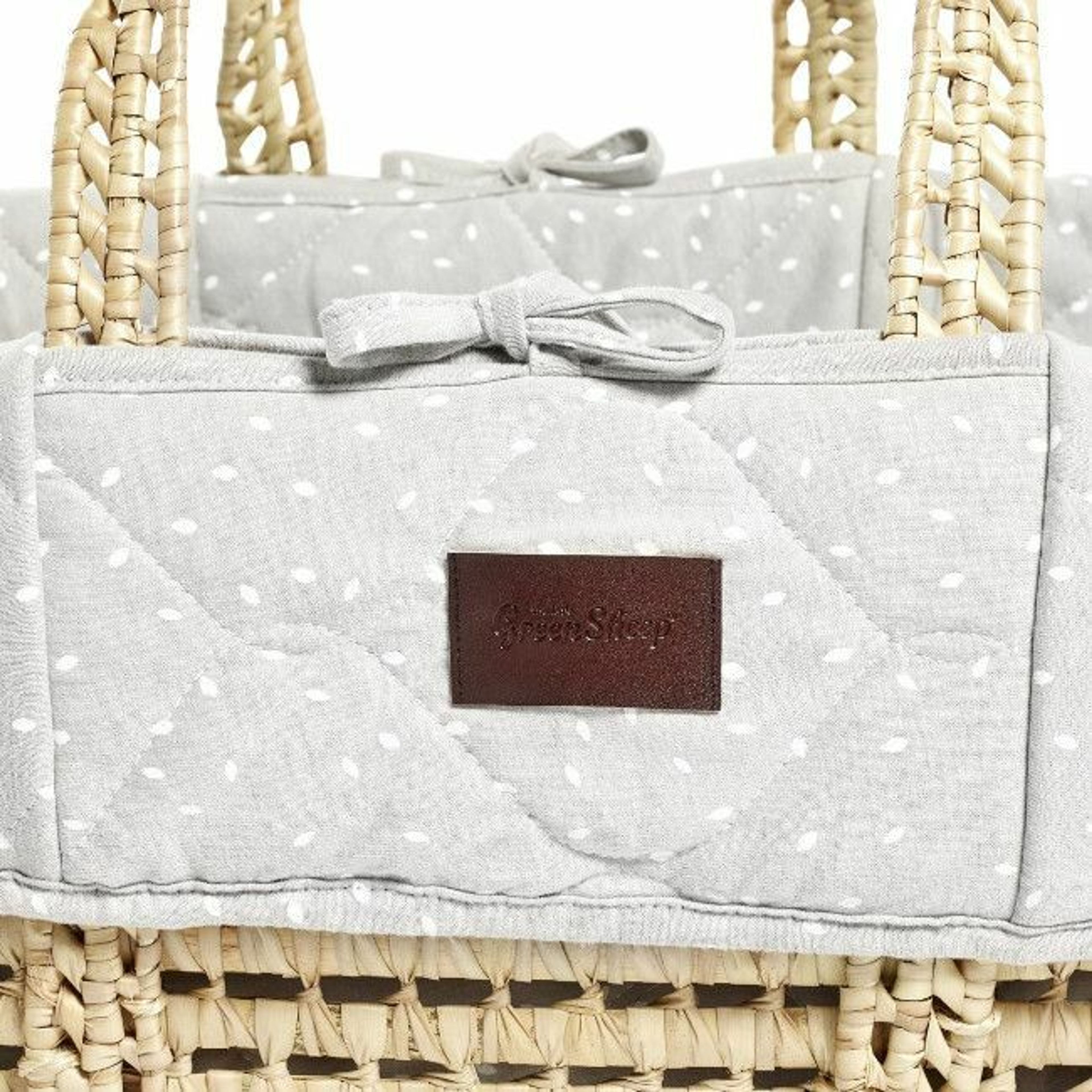 TLGS Alcofa em Folha de Palma Orgânica e Colchão Dove Rice FN010J