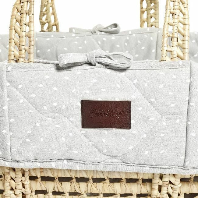 TLGS Alcofa em Folha de Palma Orgânica e Colchão Dove Rice FN010J