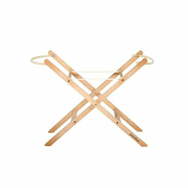 The Little Green Sheep Alcofa Moisés + Suporte Malha Dove FNB010B