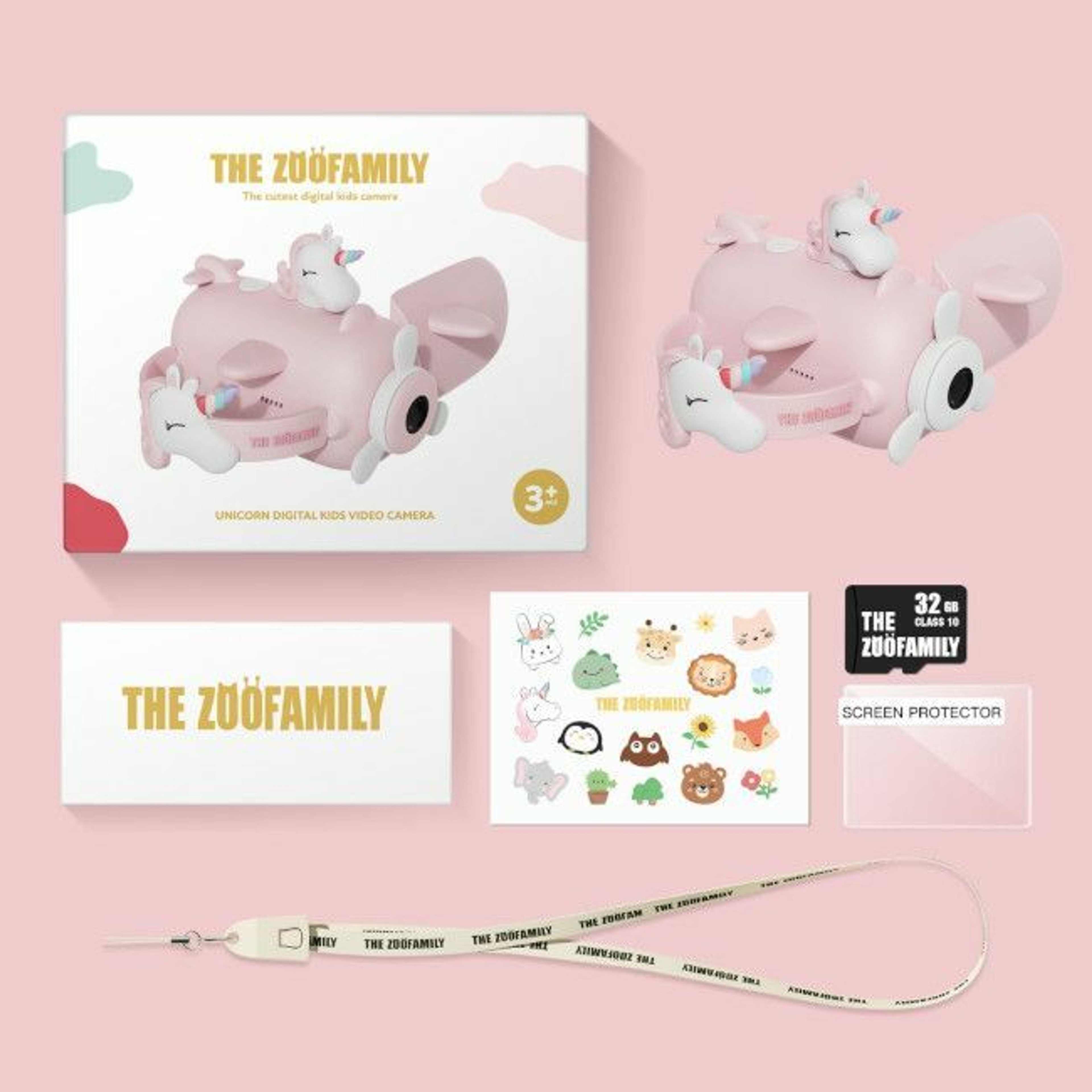 The Zoo Family Câmara de Vídeo Zoo Video Unicórnio +3 Anos