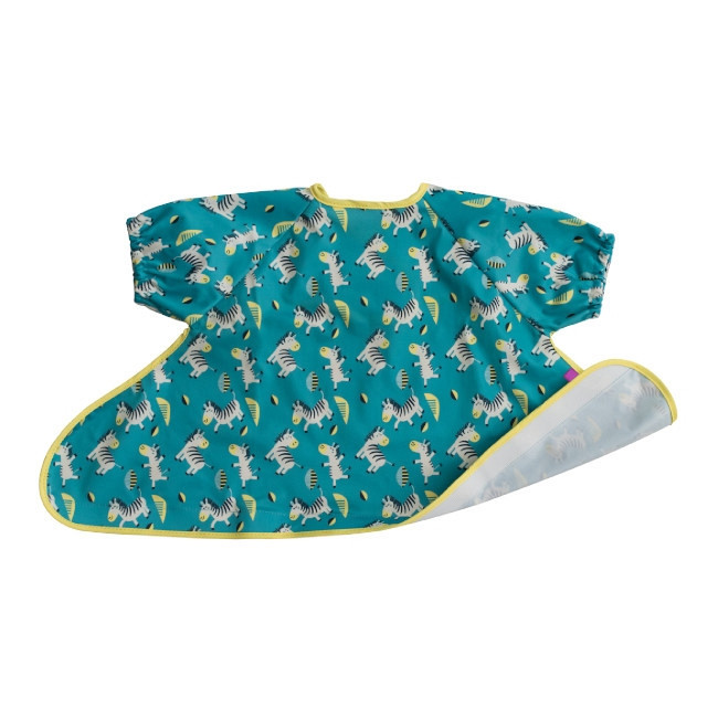 Tidy Tot Additional Short-Sleeve Bib Dancing Zebras TCBSSDZ