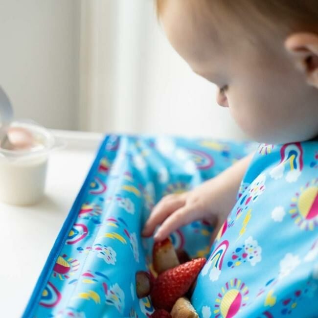 Tidy Tot Kit Babete Cover & Catch Manga Curta Sunny Rainbow SSCCSR