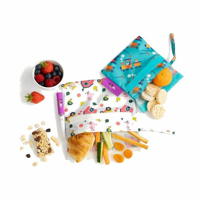 Tidy Tot Pacotes Reutilizáveis Snack & Doodle Farmyard/Trains SNDFM