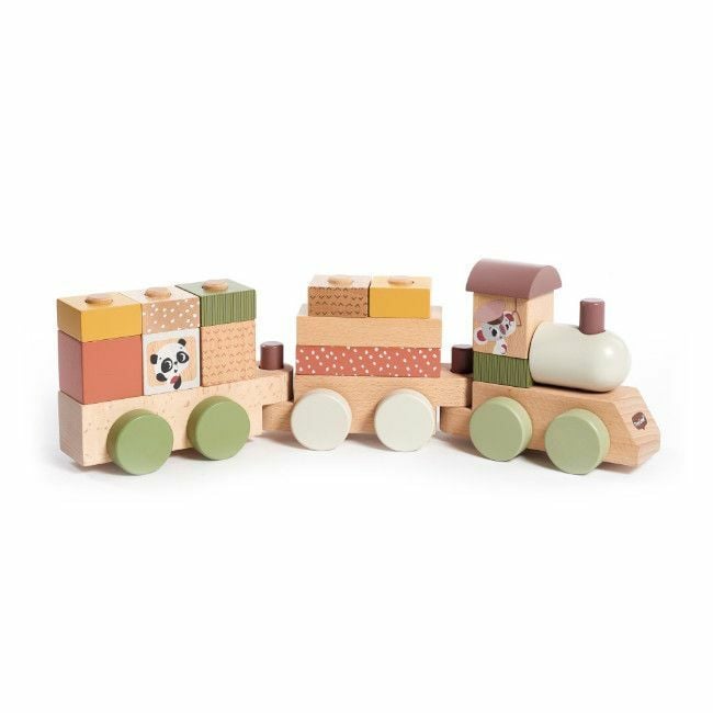 Tiny Love Boho Chic Wooden Stacking Train +0M