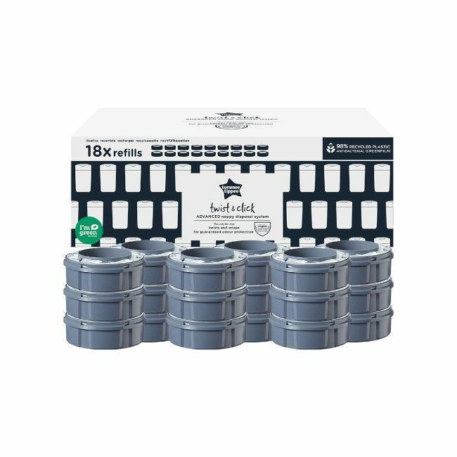 Tommee Tippee 18 Recycled Refills Sangenic Twist & Click 85101102