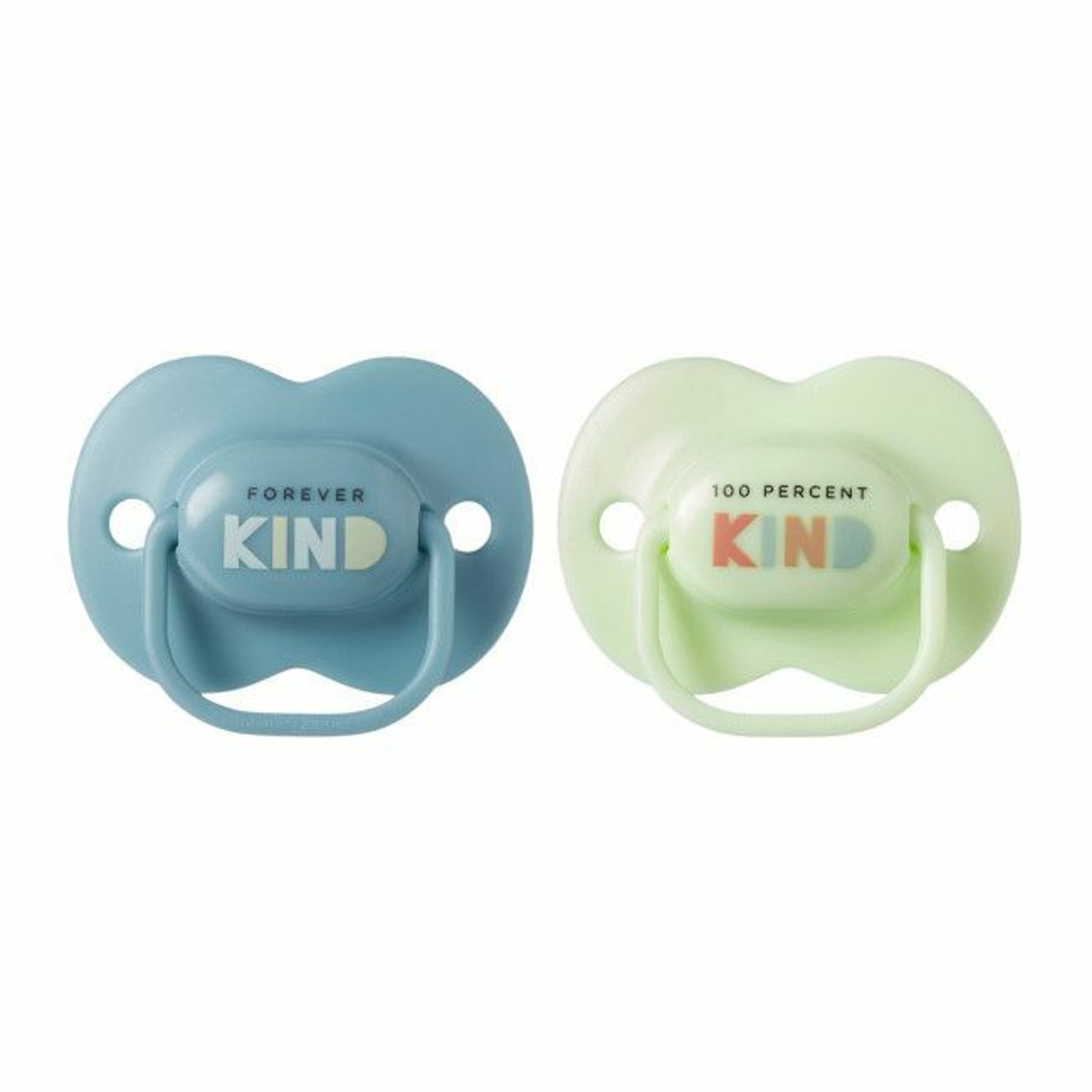 Tommee Tippee 2 Anytime Soothers 6-18M Kind Blue/Green 433544