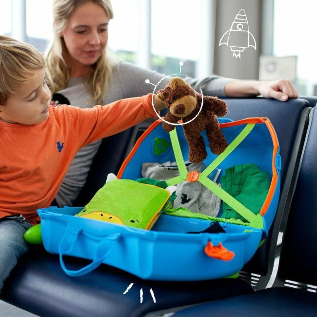 Trunki Mala de Viagem Azul Terrance +3 Anos 80054