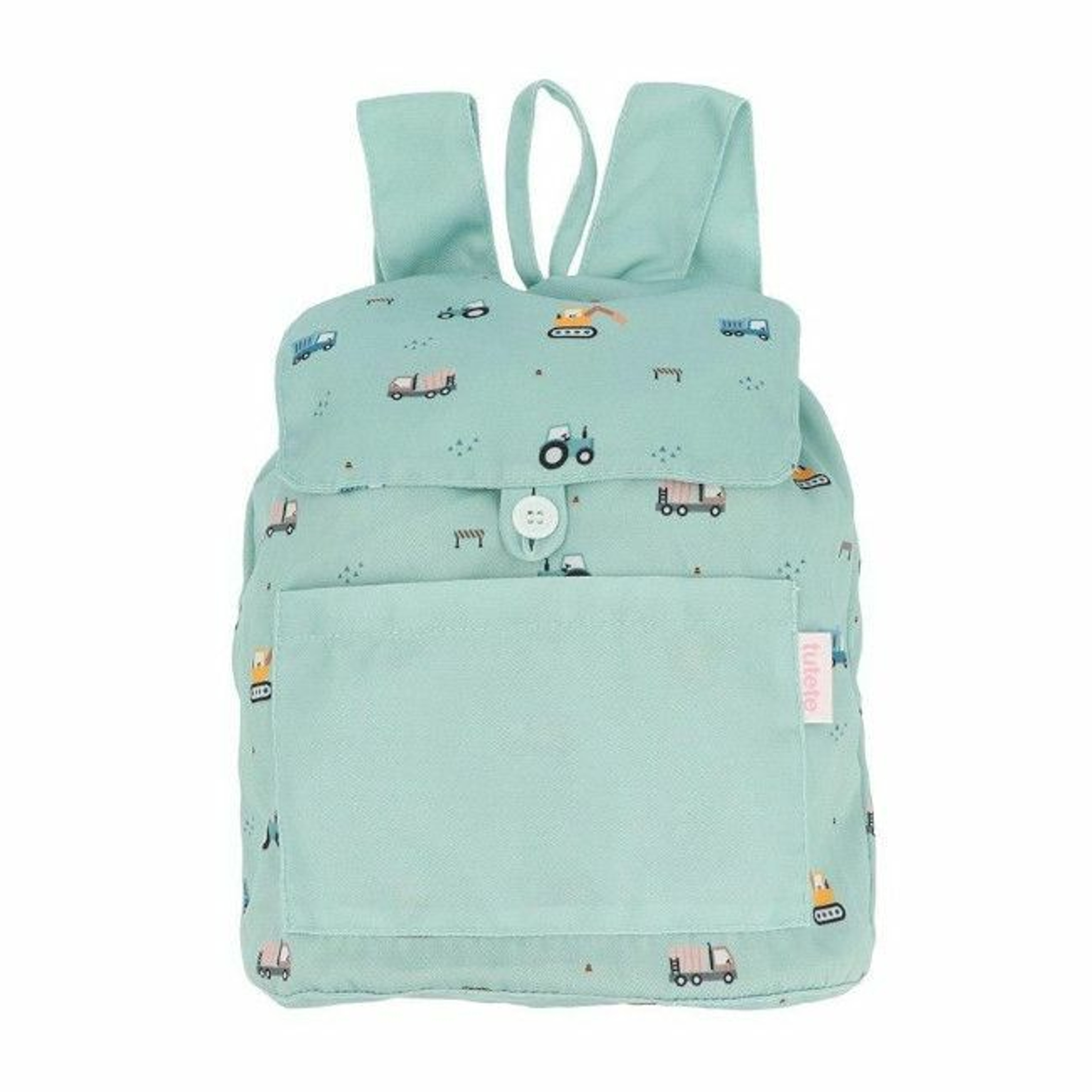 Tutete Kids Fabric Backpack Trucks