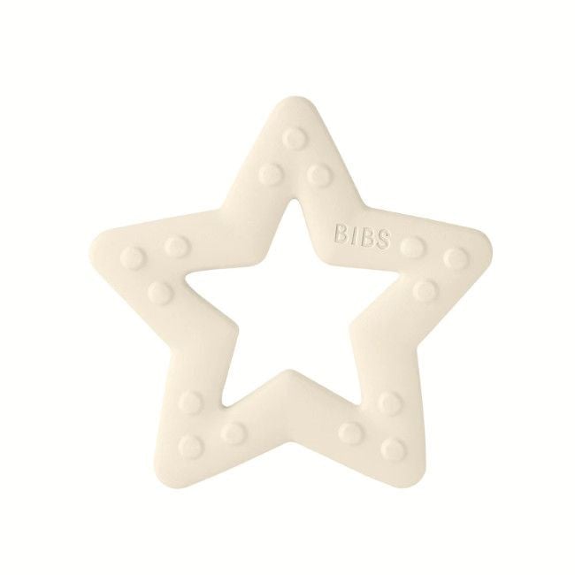 BIBS Baby Bitie Teether Star Ivory +2M