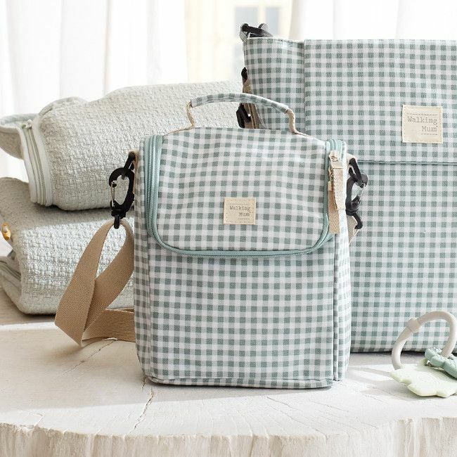 Walking Mum Lancheira Isotérmica I Love Vichy Verde 36303