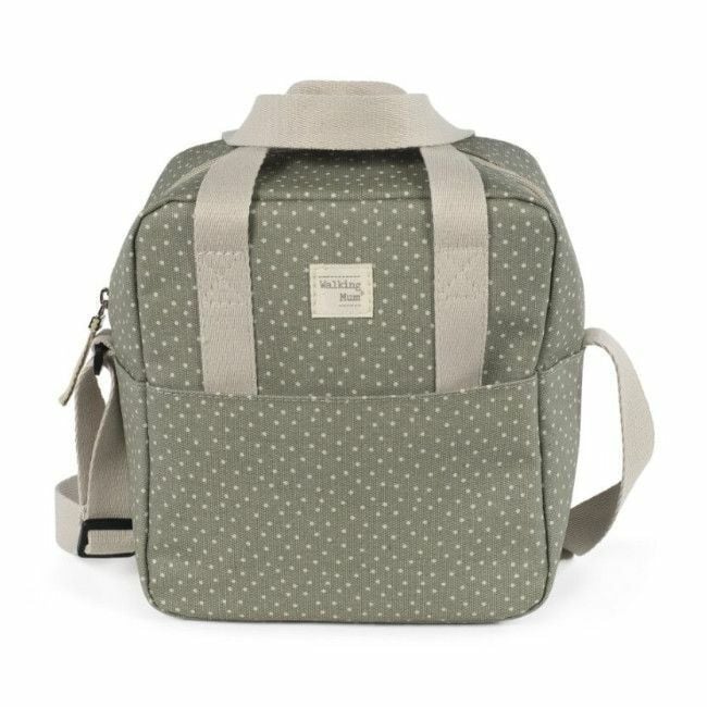 Walking Mum Insulated Lunch Bag Poppy Dots Moss 1120800342