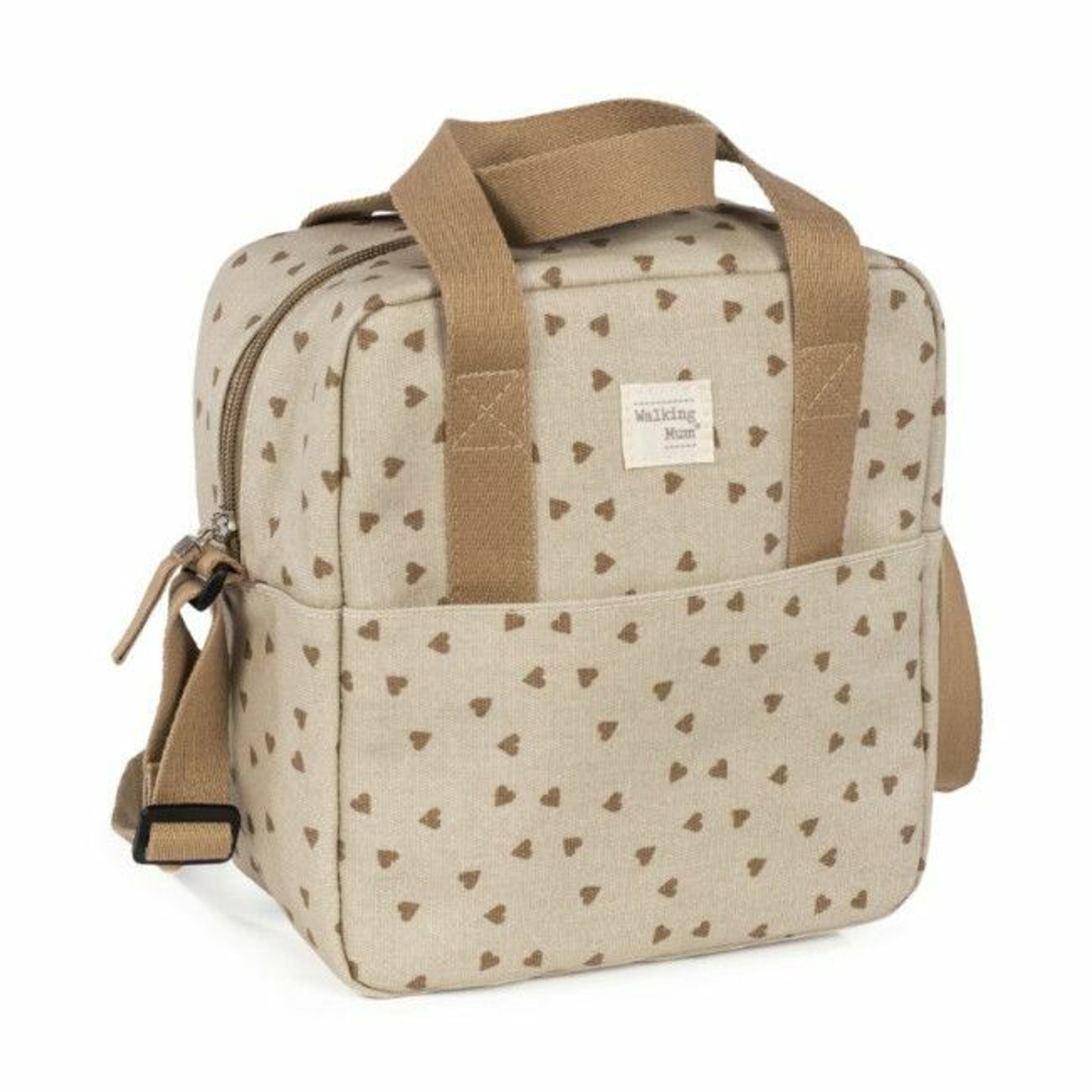 Walking Mum Lancheira Isotérmica Poppy Hearts Cinnamon 1120800345