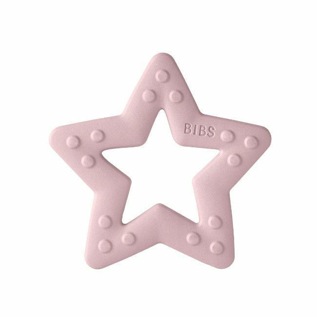 BIBS Baby Bitie Teether Star Pink Plum +2M