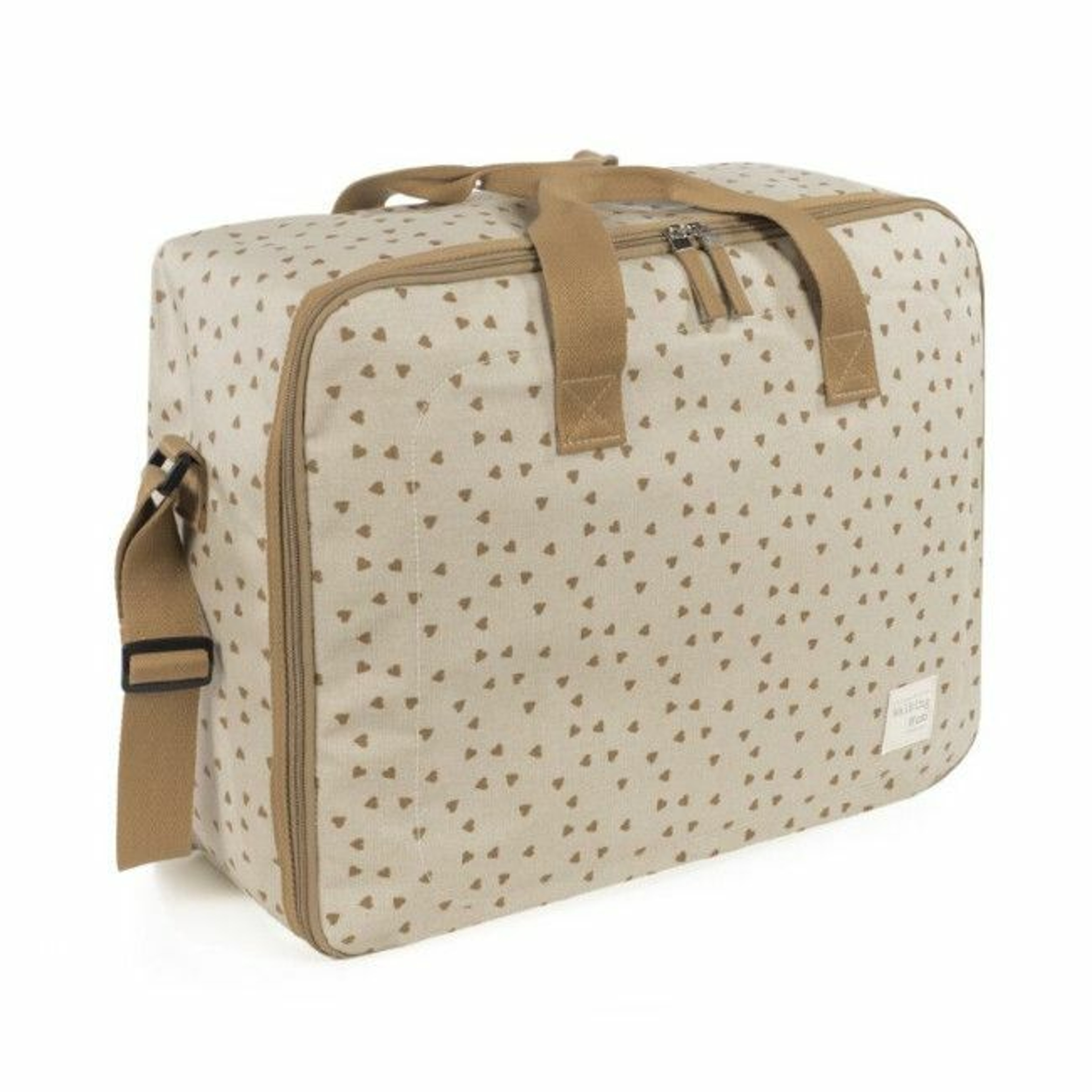 Walking Mum Mala de Maternidade Poppy Hearts Cinnamon 1120800349