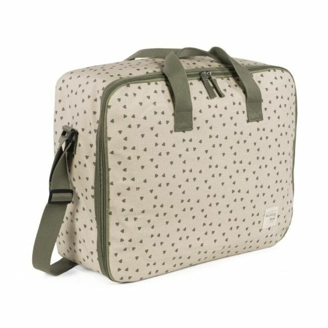 Walking Mum Mala de Maternidade Poppy Hearts Moss 1120800348