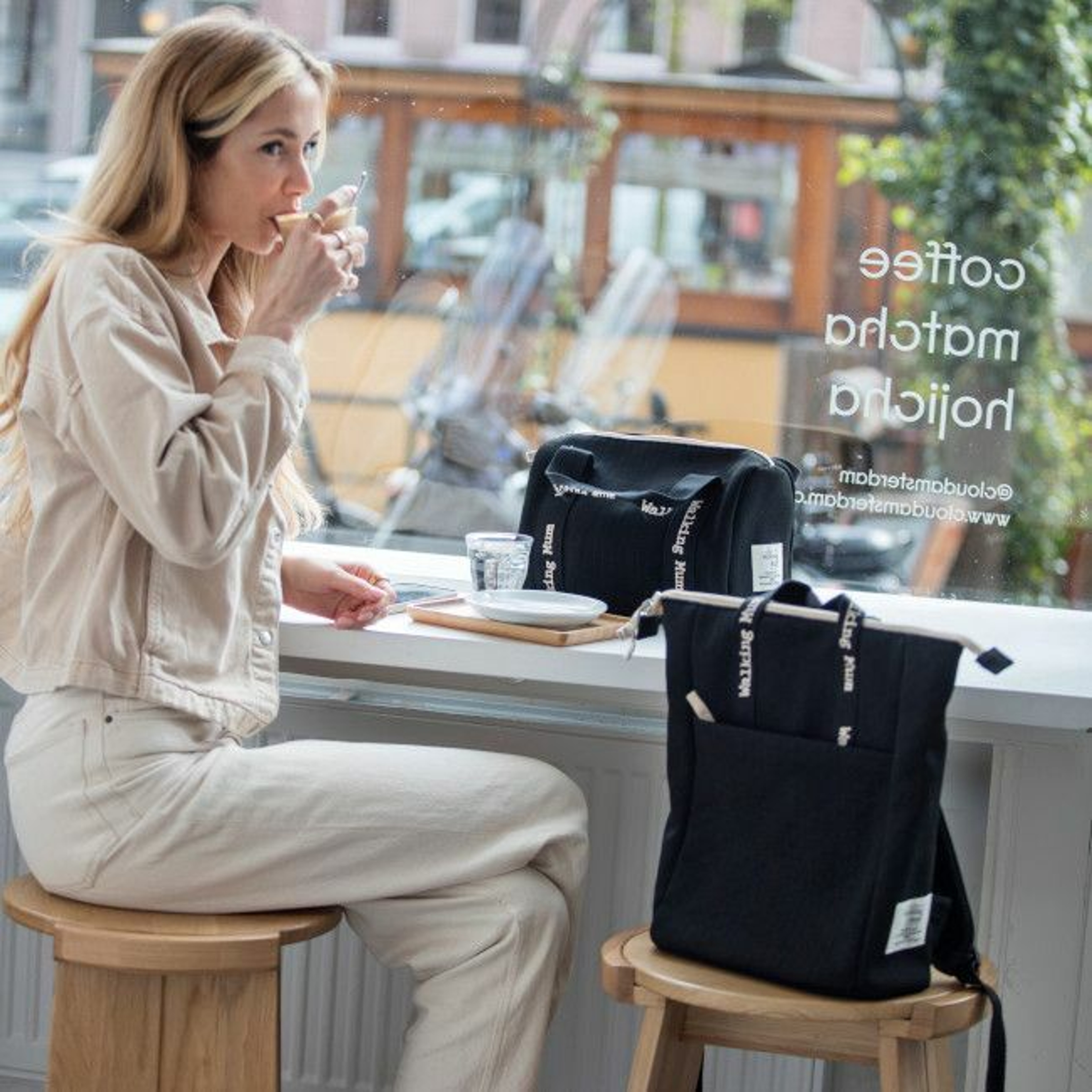 Walking Mum Mini Saco Eco Mum Black 1120800390