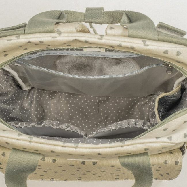 Walking Mum Mochila Poppy Hearts Moss 1120800324