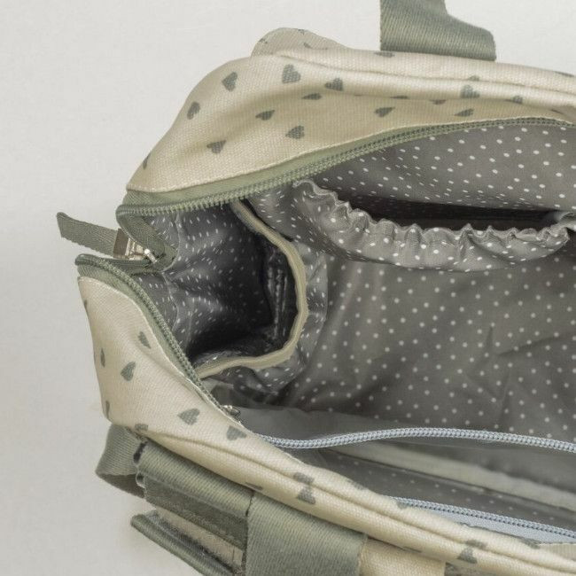 Walking Mum Mochila Poppy Hearts Moss 1120800324