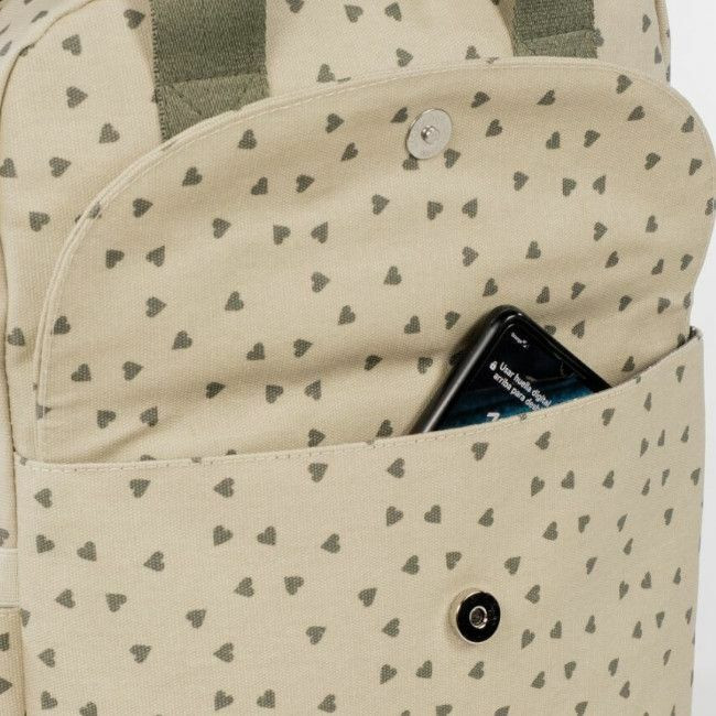 Walking Mum Mochila Poppy Hearts Moss 1120800324