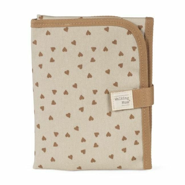 Walking Mum Changing Mat Poppy Hearts Cinnamon 1120800333