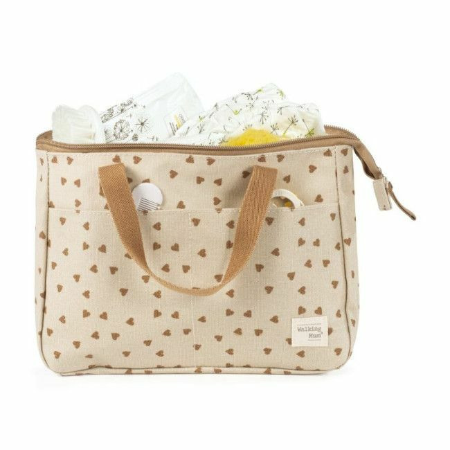 Walking Mum Necessaire de Maternidade Poppy Hearts Cinnamon 1120800337
