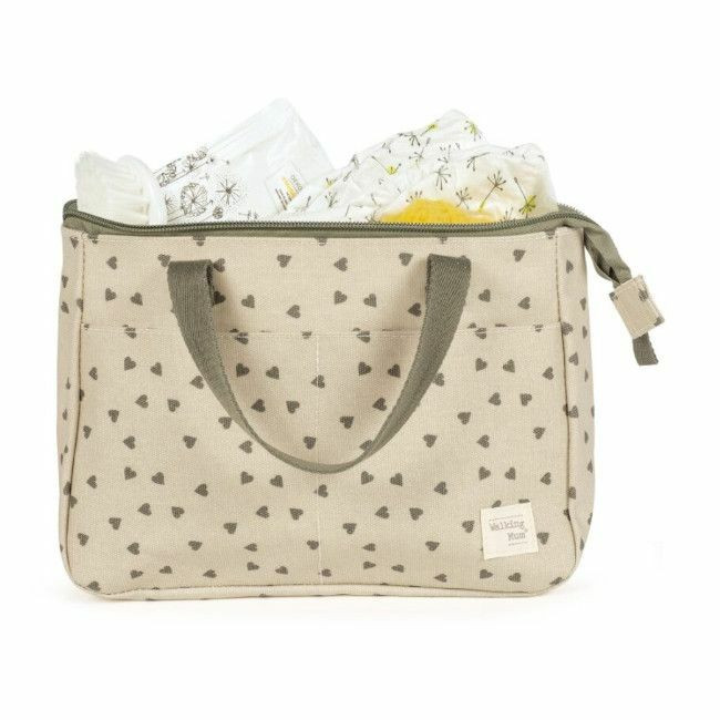 Walking Mum Necessaire de Maternidade Poppy Hearts Moss 1120800336